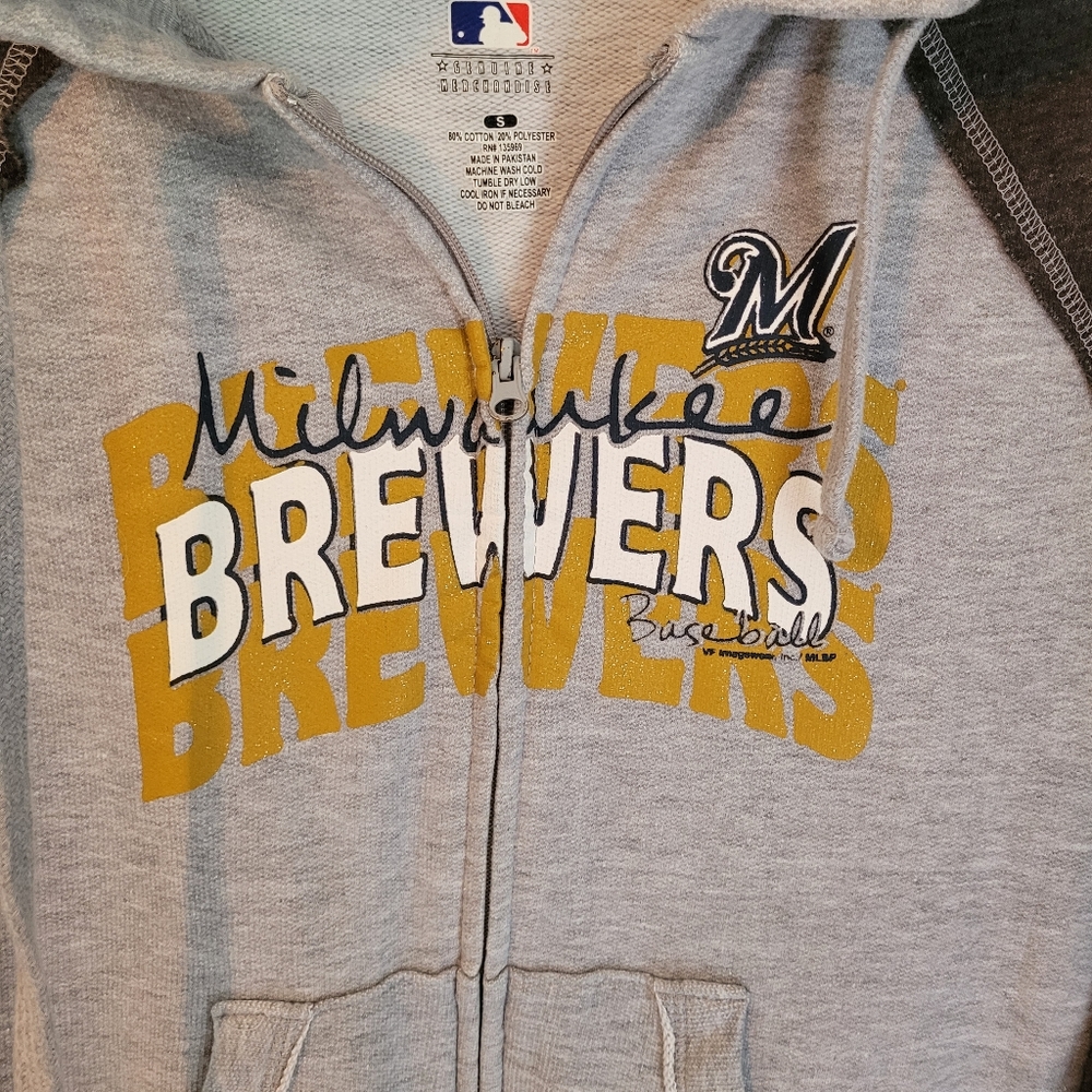 MLB | Milwaukee Breawers Zip-up Hoodie - Picture 3 of 4